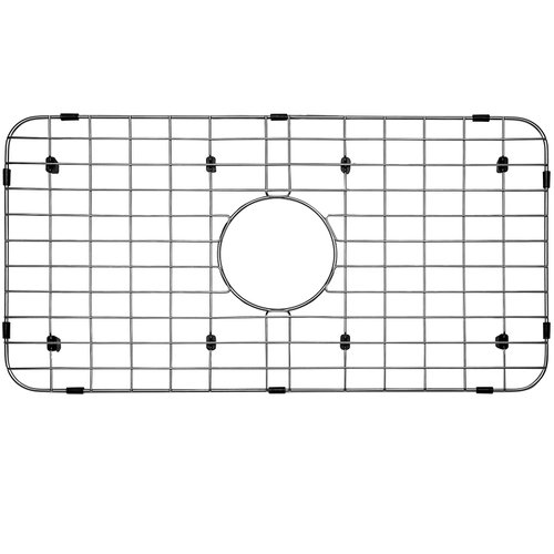 Serene Valley Sink Bottom Grid 24-1/8" x 12-5/8", Centered Drain with Corner Radius 1-1/2", Sink Protector NLW2412C