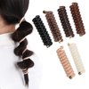 6Pcs Spiral Hair Ties for Women, Telephone Wire Hair Ties Hair Accessories Scrunchies Ponytail Braids Fixed Phone Cord for Women Girls Long Hair Accessories