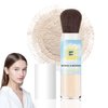 Sunscreen Setting Powder SPF 50 +,Translucent Powder Mineral Brush On Powder for Face Make Up,Oil Control Matte Finish,Lightweight Breathable Face Setting Makeup Powder