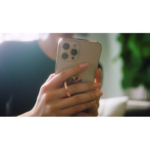 Sprockyt Phone Grip – Spin it, Grip it, Fidget with it, and Prop it – The Smartphone Stand, Grip and Phone/Fidget Spinner (Rose/BeachSunset)