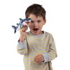 Mini Shark Finger Puppet, Gray, One Size