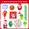 MGparty 96Pcs Christmas Party Favors for Kids - Stocking Stuffers, Pinata Stuffers, Classroom Rewards, Carnival Prizes, Treasure Box Toys, Christmas Goodie Bag Fillers, Christmas Party Supplies