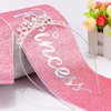 Chanaco Birthday Princess Sash, Tiara and Headband Set - Pink Girl's Party Decorations