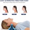 Occipital Release Tool, Portable Body Trigger Point Massager Suboccipital Release Device, Neck Shoulder Pain Relief Muscle Release Tool Manual Back Massager, Tension Headache Migraine Reliever (Blue)