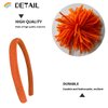 LEKTIST Pom Pom Headband - Orange, 3PCS Party Headband Fun Accessory for Women Adults Kids Costume Accessories