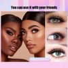 20 Pairs False Eyelashes, 3D Faux Mink Lashes Natural Look Wispy Fake Eyelashes 11-17MM Fluffy Volume Long Thick Lashes 20 Styles Mixed Pack