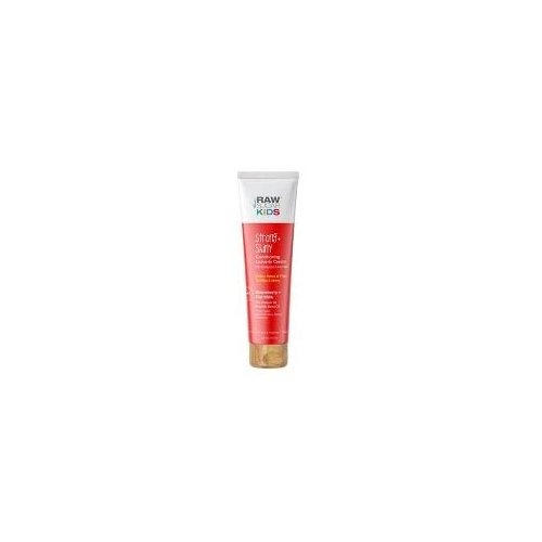 Raw Sugar Kids Strong + Shiny Conditioning Leave-In Hair Cream - Strawberry + Oat Milk Hair Treatment - 3.5 FL Oz, Pack of 1