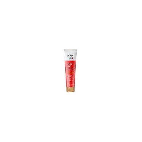 Raw Sugar Kids Strong + Shiny Conditioning Leave-In Hair Cream - Strawberry + Oat Milk Hair Treatment - 3.5 FL Oz, Pack of 1