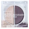 M2U NYC EyeShadow Duo, Eye Shadow Set, Multiple Shades/Colors, Makeup Eyeshadow Palette, 2 Colors Per Set (Crown Heights (Champagne | Purple))