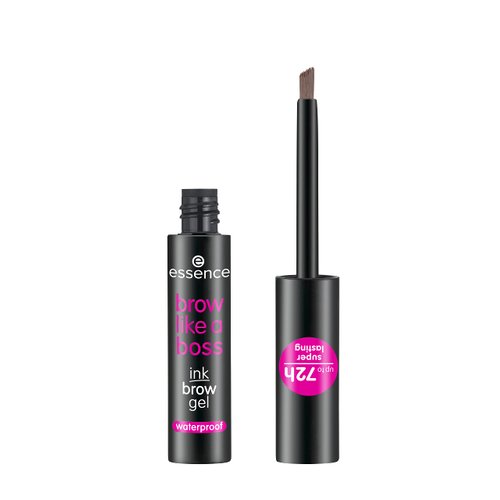 essence | Brow Like A Boss Brow Gel | Waterproof & Smudge Proof Tinted Brow Gel | Vegan & Cruelty Free, Paraben Free (02 | Brown)