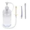 Abyclean Enema Bottle Kit for Men Anal Douche Vagina Cleaning Kit Reusable Manual Pressure Enemas for Women (600ml, 3 Nozzle)