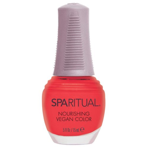 SpaRitual Nourishing Vegan Nail Color | Wellness Warrior 0.5 fl oz | One-Step Nail Polish Formula