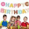 BIEUFBJI Donut Happy Birthday Banner Donut Party Decorations Donut Theme Birthday Party Kids Birthday Baby Shower Wall Decoration