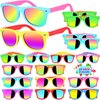 GIFTINBOX Kids Sunglasses Bulk Party Favors For Kids 3-5 4-8, 24Pack Neon Sunglasses For Kids Boys Girls with UV400 Protection, Pool Beach Kids Sunglasses Party Favors Great Gift for Birthday Party…