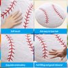 OPHRBU Baseball Sports Pillow Fluffy Soft Throw Pillow Toy ，14" Durable Sport Baseball Plush Toys,Plush Pillow Toys Gift for Kids Boy Girls Children Room Decoration
