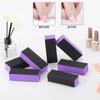 20 Pcs Nail Buffer Blocks, 60/100 Grit Buffing Block Files for Natural and Acrylic Nails