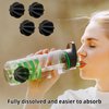 Rohesia Shaker Balls Shaker Bottle Ball Replacement Milkshake Protein Powder Whisk Ball for Shaker Cup Bottle (4 Pcs Black Plastic-A)