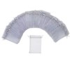 Dealglad® 50pcs Drawstring Organza Jewelry Candy Pouch Christmas Wedding Party Favor Gift Bags (8x12, Gray)