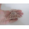 Generic Pink white clear marbled hair claw clip medium fine hair