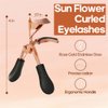 Eyelash Curler lash Curler with 10Refill Pads & Spring Loaded for No Pinching or Pulling No Pinching, Just Dramatically Curled Eyelashes for a Lash Lift in Seconds (A)