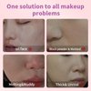 RTETETOK Jelly Pressed Setting Powder, Oil Control Face Pressed Powder for Makeup, Powder-free Makeup Setting Cream, Flawless Matte Long Lasting Finishing Lightweight Waterproof Face Cosmetics 0.24 Oz