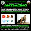 Vegan Brain & Body Boost: The Cherry On Top of A Plant-Based Lifestyle | Working Intelligence | Anti-Aging | Physical Fitness | Vegan Amino Acids - Creatine, Taurine & Beta Alanine | 40 Servings/300g