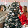 Qumenan 360Pcs Christmas Foam Sticker Self-Adhesive Bulk Assorted Christmas Stickers Santa Reindeer Snowman Stickers for Arts Crafts Laptops Party Favors Decoration Home DIY Supplies