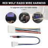 RED WOLF Car Radio Stereo Wire Harness with Antenna Adapter Cable Connector for Select 2007-2013 Nissan Subaru Infiniti Murano