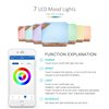 ASAKUKI Smart WiFi Essential Oil Aromatherapy Diffuser, Easy Connect with Alexa and Google Home Phone App Voice Control 700ml Ultrasonic Diffuser, Create Schedules 7 LED Colors Humidifier