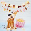 GXSOVSO Ice Cream Bar Banner, Summer Ice Cream Party Decor, NO-DIY Ice Cream Garland, Ice Cream Party Decorations, Ice Cream Decor for Kids