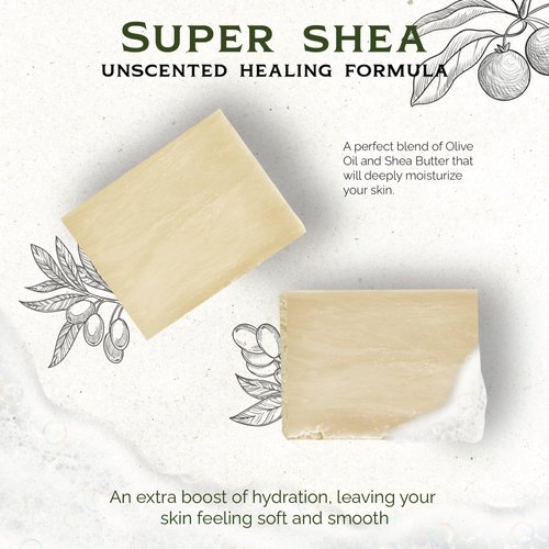 Iron Lion Soap - Super Shea Body Soap - Plant Based, Vegan, Handmade Organic Bar Soap - Bath Soaps for All Skin Types