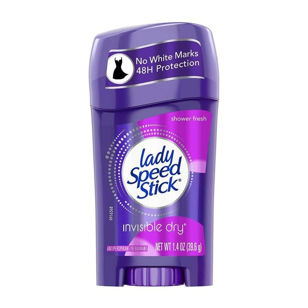 Lady Speed Stick Deodorant 1.4 Ounce Shower Fresh (41ml) (2 Pack)