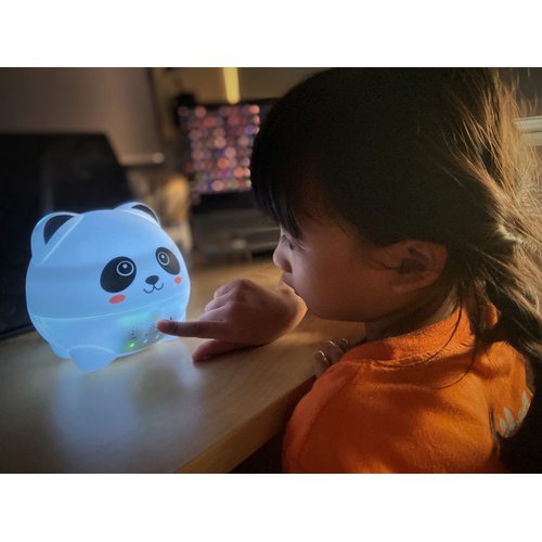 SIMPL Cute Panda Essential Oil Diffuser-300ml Kids Ultrasonic Aroma Diffuser Humidifier, 7 Color Changing Night Light & Waterless Auto-Off for Nursery, Baby Room, Home, Office & Spa.