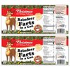 Reindeer Farts in a Can Christmas Gag Soup Can Labels - Party Decorations, Supplies and Favors - FUNNY Gift - Xmas Stocking Stuffer, White Elephant Party, Secret Santa (2)