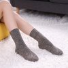 LINEMIN Wool Socks for Women Winter Warm Hiking Thick Warm Cozy Boot Crew Gift Socks 5 Pairs (Multicolored)