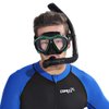 COPOZZ Scuba Mask, No Fogging Snorkeling Scuba Dive Glasses, Great Seal Free Diving Tempered Glass Mask Goggles (Blue)