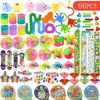 Party Favors, Pinata Stuffers Treasure Box Toys for Classroom 60 pcs Goodie Bags Stuffers for Kids Prize Box Easter Basket Stuffers Toys for Birthday
