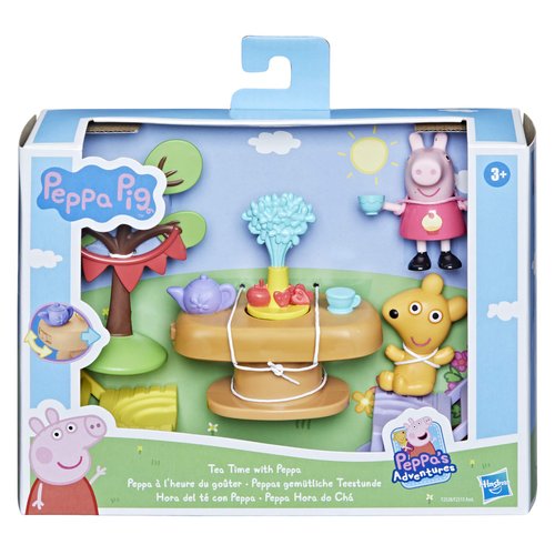 Peppa Pig Peppa's Adventures Tea Time with Peppa Accessory Set Preschool Toy, Figure and 5 Accessories, for Ages 3 and up