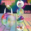 Shihanee Sport Party Favor Bags Ball Themed Party Goody Candy Bags Sport Game Treat Bags Baseball Football Basketball Soccer Non Woven Gift Bags Sport Theme Party Supplies (Disco,24 Pcs)