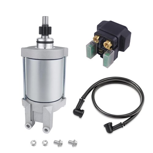 Starter Motor Starter Cable Wire Starter Motor Cord Starter Solenoid Relay for Yamaha Raptor Raptor 660 660R YFM660 YFM660R 2001-2005 3XF-81815-00-00 3SX-81890-00-00 4XE-81940-12-00