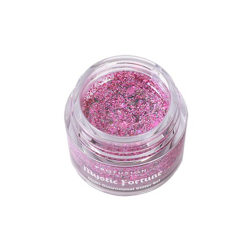 Profusion Cosmetics Rituals Mystic Fortune Glitter Gel for Face and Body, Transform Your Look with Color Shifting Glitter, Unleash The Mystique with Long Lasting Adhesive Gel (Psychic Reading)