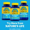 NATURE'S LIFE Cal Mag Zinc Complex 1000mg / 500mg / 15mg - Calcium Magnesium Zinc Supplement w/Vitamin D and Boron - Bone Health, Muscle and Heart Health Support, 60 Day Guarantee, 25 Serv, 100 Caps