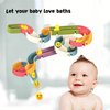 Toddler Bath Toys,62 PCS DIY Duck Slippery Slide Track Baby Bath Tub Toys with Suction Cups,Birthday Party Gift for Baby Infant Boys Girls Bath Time Ages 1 2 3 4 5 Years Old ,12-18 Month (62)