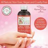 Karma Organic Nail Polish Remover Cherry Scented for Kids – Clean Beauty, Vegan, Cruelty Free, Acetone Free – Nails Strengthener for Fingernails – 4 fl. Oz.