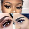 DAODER False Eyelashes Fluffy Faux Mink Lashes 3D Wispy Lashes 7 Pairs Pack Dramatic Long Thick Volume Fake Eye Lash Multipack