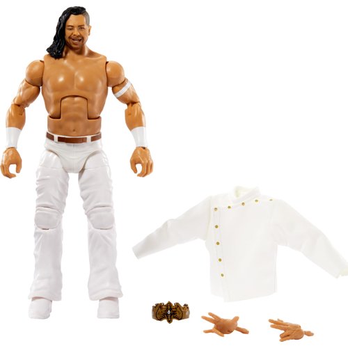 Mattel WWE King Nakamura Elite Collection Action Figure, 6-inch Posable Collectible Gift for WWE Fans Ages 8 Years Old & Up