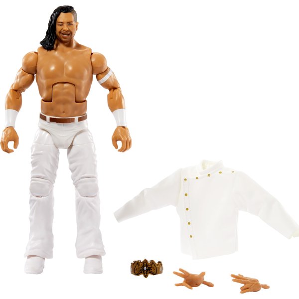 Mattel WWE King Nakamura Elite Collection Action Figure, 6-inch Posable Collectible Gift for WWE Fans Ages 8 Years Old & Up