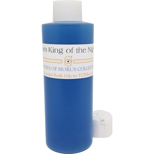 I Am King Of The Night - Type SJ For Men Scented Body Oil Fragrance [Flip Cap - Blue - 4 oz.] - ID#117375
