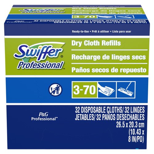 Swiffer Sweeper Dry Sweeping Pad, Multi Surface Refills for Dusters Floor Mop, Unscented, 32 count