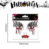 Halloween Face Gems Stickers for Women Glitter Spider Web Bat Spider Face Tattoo Stickers with Rhinestone Design Party Favor Party Makeup Self Adhesive Supplies (Halloween)